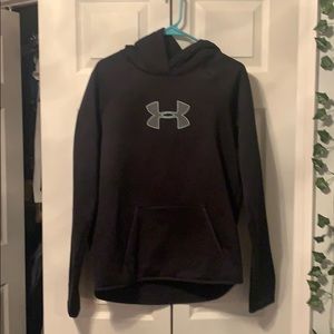black under amor hoodie
